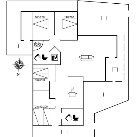 Sakulfuer - 2-5km From The Sea By Interhome בית נופש